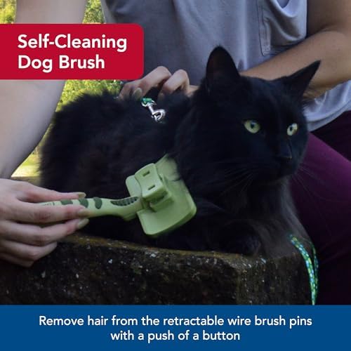 Coastal Pet Safari Cat Self Cleaning Slicker Brush, Cat Grooming Supplies - Image 3