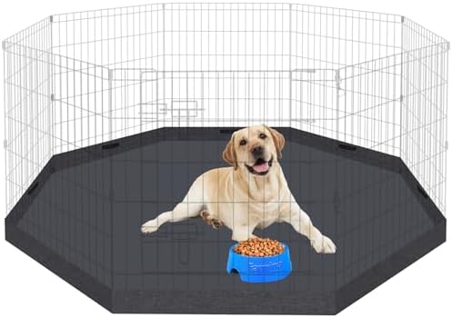 Dog Playpen Bottom Pad, 600D Oxford Waterproof Mat by Artmeer