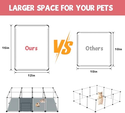 VISCOO 20 Panels Small Animals Playpen - Image 7