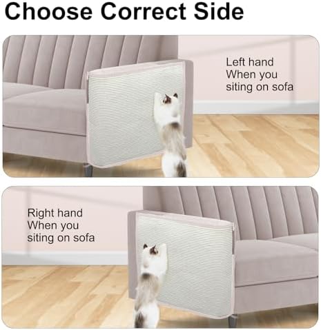 Cat Scratch Sofa Protector, 27.6”L*19.6“W Cat Scratch Furniture Protector Pad - Image 6