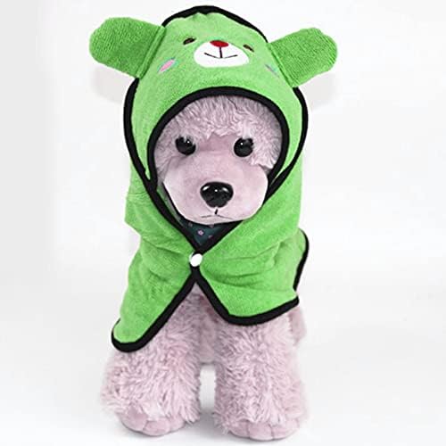 Goclothod Pet Hooded Bath Towel Puppy Drying Bath Towel Absorbent Bathrobe Warm - Image 5
