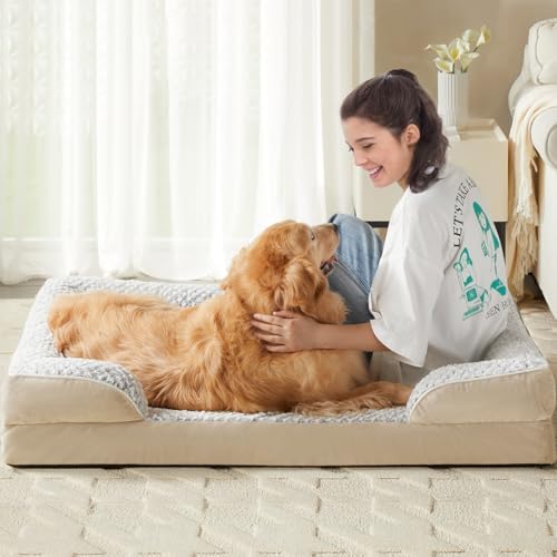 LEXTRO Washable Orthopedic Dog Bed, Waterproof Couch - Image 7