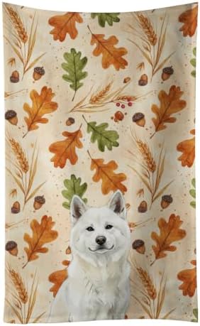 Caroline's Treasures Akita Dogs Kitchen Towel 15x25 in by CarolinesTreasures