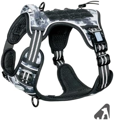 AUROTH Dog Harness for Small Medium Dogs, Tactical No Pull Dog Vest by AurothPets