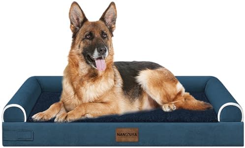 NANUYA Orthopedic Dog Bed for Jumbo Dogs, 48 x 33 Inch by Nanuya