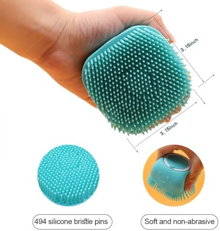 Pets Bath Brush | Scrubber for Bath | Dog Shampoo Brush | Dog Washing/Shower - Image 2