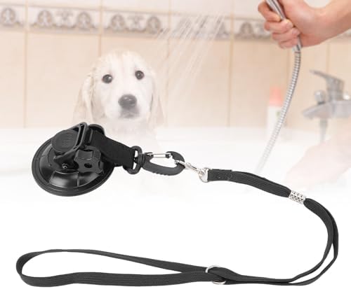 Alomejor Dog Bathing Tether, Suction Cup Dog Bath Leash Strap, Restrainer - Image 2