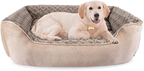 JOEJOY Rectangle Dog Bed for Large Medium Small Dogs by JOEJOY