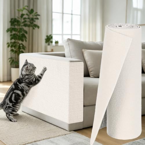 Cat Scratch Furniture Protector, Self-Adhesive Cat Couch Protector by Wegitcs