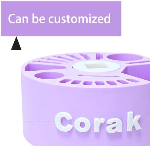 Personalized 3D Printed Pet Grooming Organizer, Rotating Holder - Image 3