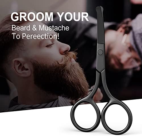 Nose Hair Scissors, Round Tip Safety Eyebrow Tool - Image 3
