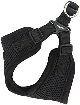 Puppia PARA-HC1533-BK-S Black Soft Harness C Pet-Vest-Harnesses - Image 2