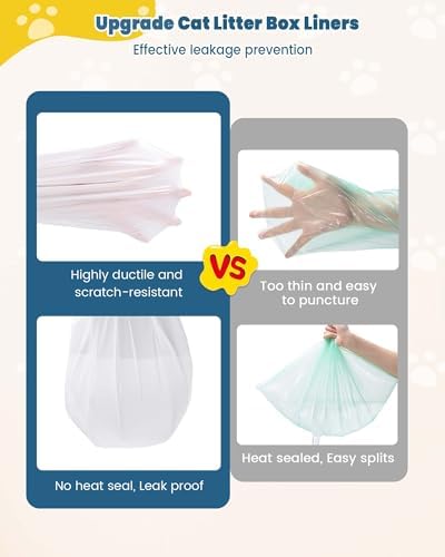 KONE Cat Litter Bags for Robot 3/4, 2 mil Thickened Drawstring Waste Drawer - Image 4