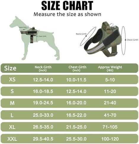 Bolux Dog Harness, No-Pull Reflective Dog Vest, Breathable Adjustable Pet - Image 4