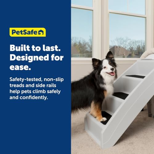 PetSafe CozyUp Folding Dog Stairs, Portable Indoor/Outdoor Pet Steps - Image 5