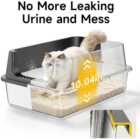 XL Open Top Stainless Steel Litter Box - Image 3