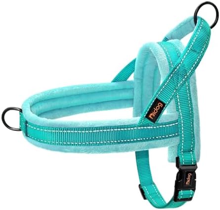 Didog No Pull Dog Harness for Large Dogs, Soft Flannel Padded by Didog
