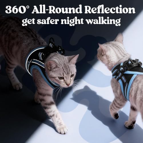 rabbitgoo Cat Harness and Leash Set, Step-in Soft Vest - Image 5