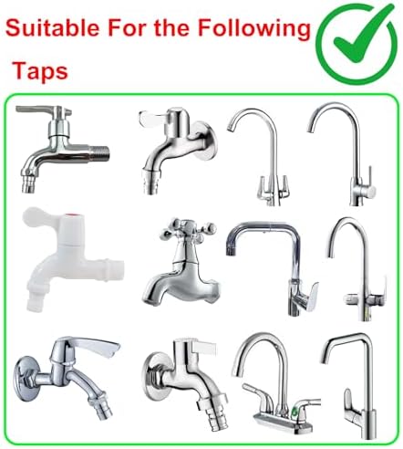 13.12ft/4m Sink Spray Rubber Hose, Sink Hose Attachment - Image 2
