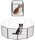 NEWBULIG Dog Playpen Indoor 4 Panels 32 Inch, Metal Outdoor Dog Fence Pen by NEWBULIG