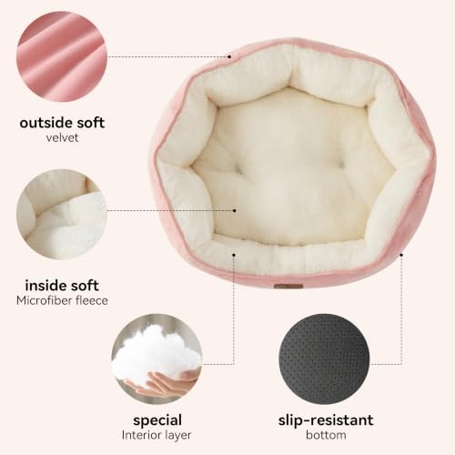 Asvin Medium Dog Bed for Medium Dogs, Cat Beds for Indoor Cats, Pet Bed for - Image 3