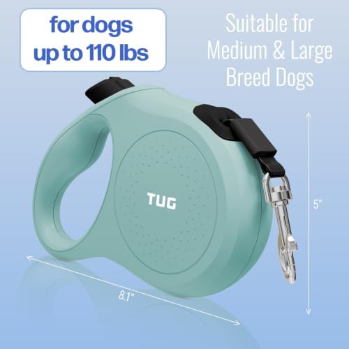 TUG Quest Retractable Dog Leash | 360° Tangle-Free | 16 ft Tape - Image 3