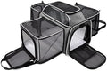 Cat Carrier Bag, Airline Approved Pet Carrier Soft Side Pet Travel 5 Sides Open by Unknown