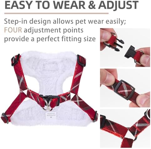 PUPTECK Dog Harness and Leash Set Small Sized, Step in No Pull Adjustable Puppy - Image 3