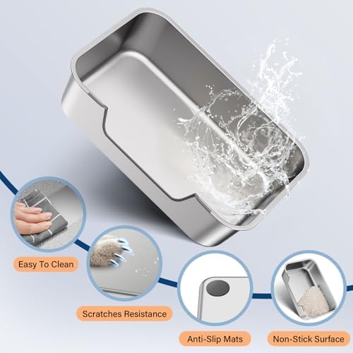 Qiuma Stainless Steel Cat Litter Box - Image 3