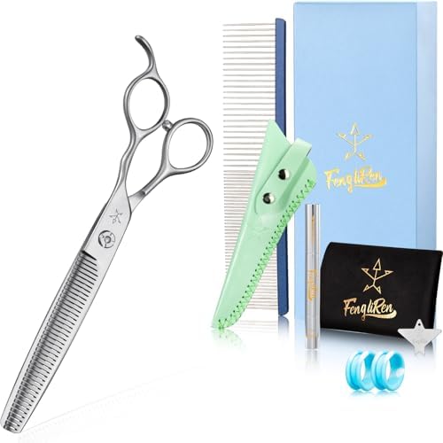 High-end Professional Dog Grooming Thinning Scissors Teeth Cutting Blending by Fengliren%C2%AEDedicatedToScissorsForOver40Years