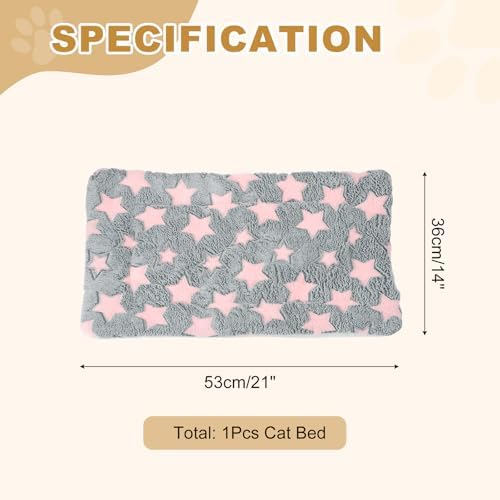 Dog Cat Bed Mat, Soft Coral Fleece Pet Cushion Pad - Image 2
