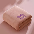 Personalized Pet Towel, Custom Embroidered Name Dog Towel, Super Absorbent by Colifolu
