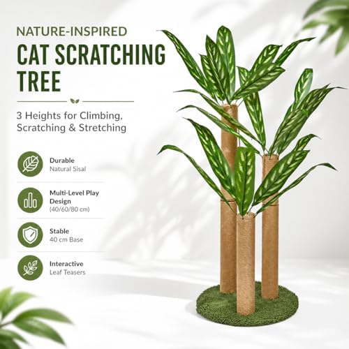 LEMONDA 31.5Inch Cat Scratching Post, Cat Scratcher Tree - Image 2