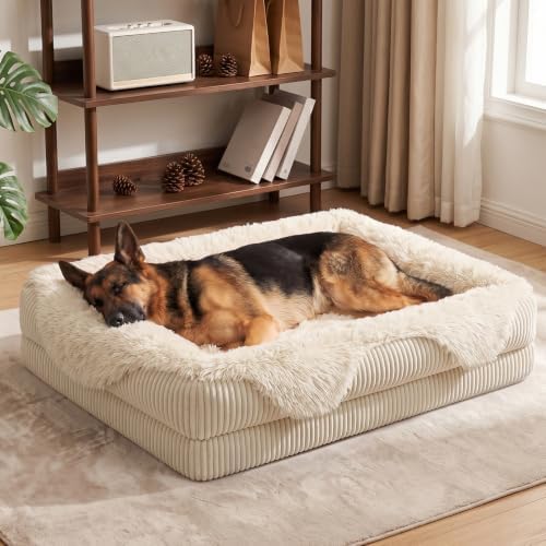 GASUR Orthopedic Dog Bed Extra Large Sized Dog, Washable XL Dog Couch Beds by GASUR