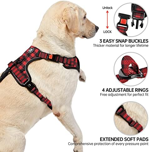 NESTROAD Dog Harness for Small Sized Dog, No Pull Dog Vest Harness Set - Image 4