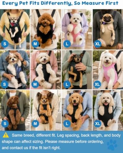 Mosago Dog Backpack Carrier, Front Chest Carrier - Image 4