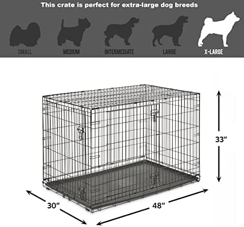 New World by Midwest 48-Inch Double Door Crate, XL Breeds, 90-110 lbs - Image 7