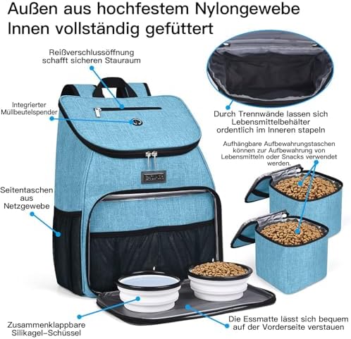 BAGLHER丨Dog Travel Bag, Airline Approved Pet Supplies Backpack, Dog Travel - Image 4