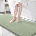 OLANLY Memory Foam Bathroom Runner Rugs 70x24, Long Bath Mats, Sage Green by OLANLY