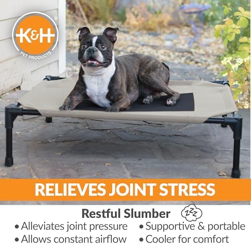 K&H Outdoor Elevated Dog Bed, Cooling Raised Dog Bed, Medium 32x25in - Image 5