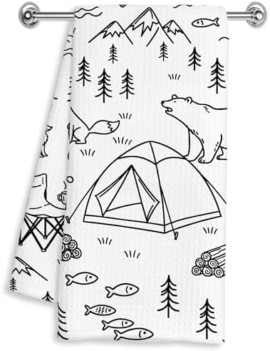 Camper Gifts Hand Dish Tea Towels by Unknown