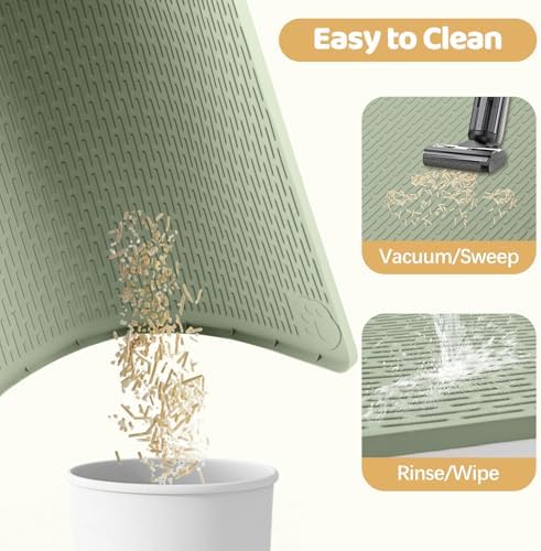 Silicone Cat Litter Mat for Litter Box 57”x40” Large Cat Mat - Image 5