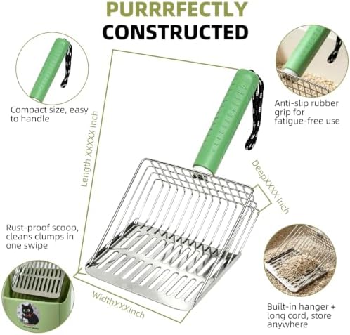 5 in 1 Stainless Steel Cat Litter Scoop - Image 5