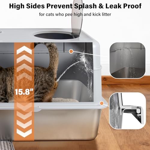 Stainless Steel Litter Box - Image 3