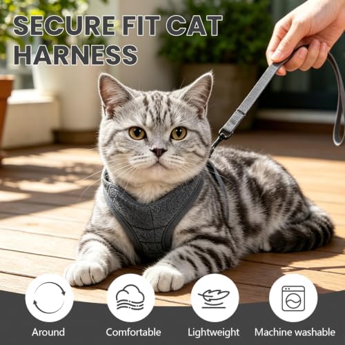 HEYWEAN Cat Harness and Leash - Image 2