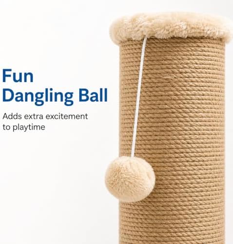 Cat Scratching Post with 5.5 Inch Diameter Sisal Post, 32 Inch - Image 6