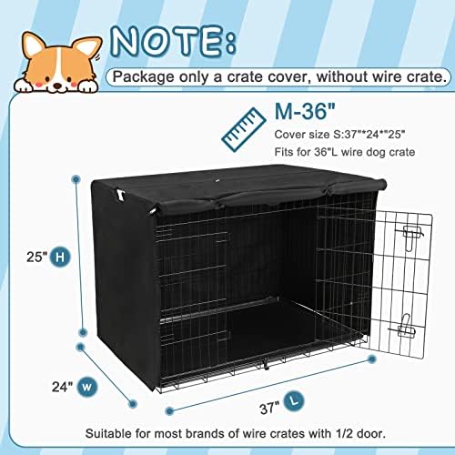 Deblue 36 inch Dog Crate Cover Fit - Image 2