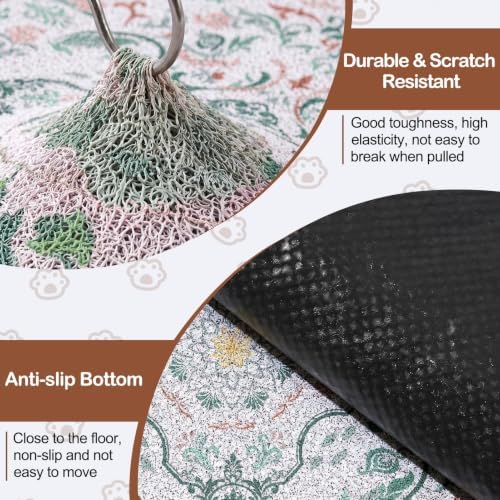 Glittme Cat Litter Mat 24"x15" Non-Slip Washable Trapping Mat - Image 5