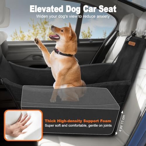 Elevated Dog Car Seat for Small and Medium Dogs Up to 35 lb - Image 5