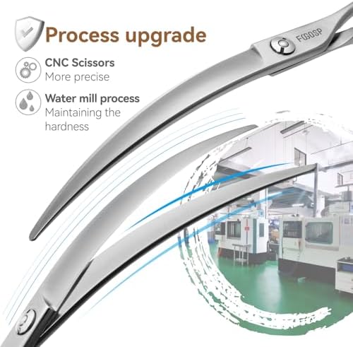 Professional 45°Curved Grooming Scissors - Image 4